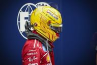 Ferrari's Lewis Hamilton after the qualifying for the 2025 F1 Grand Prix of Hungary - Source: Getty